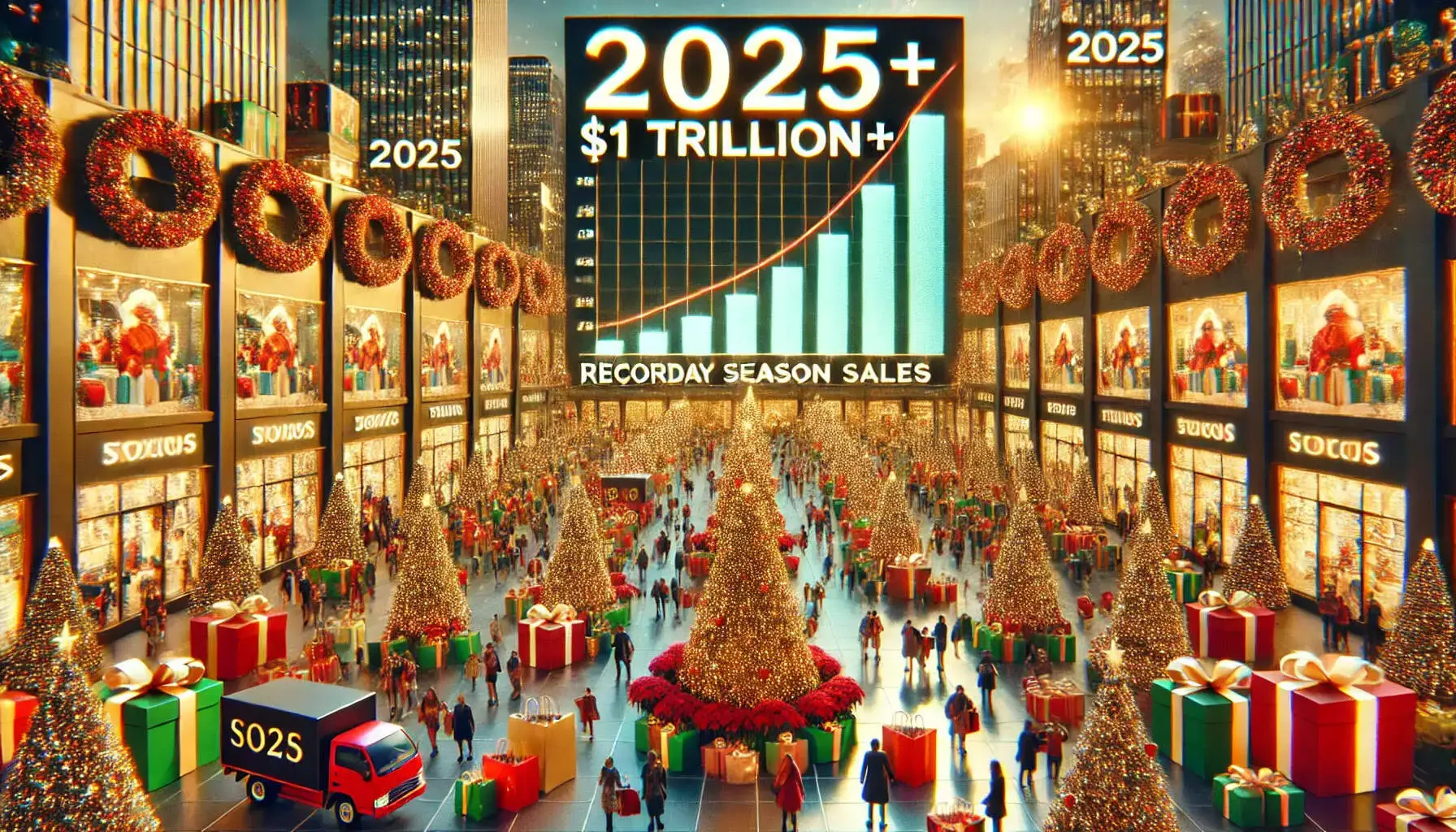 2025年ホリデーシーズンの売上予想は1兆ドルを上回る見込み